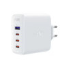 Мережевий зарядний пристрій ACEFAST A37 PD100W GaN (3*CUSB-C+USB-A) charger set White (Білий)- № 2