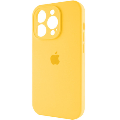 Чохол для смартфона Silicone Full Case AA Camera Protect for Apple iPhone 15 Pro Max 56,Sunny Yellow (FullAAi15PM-56) - изображение 2