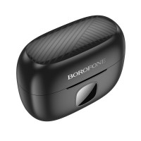 Бездротові навушники BOROFONE FQ7 Treasure wireless ANC+ENC noise reduction BT headset Black  - фото № 3