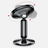 Автотримач для телефона Baseus Bullet On-board Magnetic Bracket Black (Цвет Черный) - фото № 8