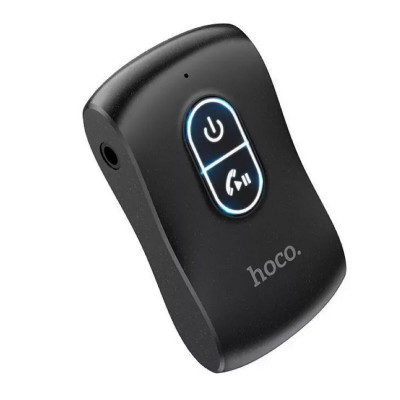 Bluetooth ресивер HOCO E73 Pro Journey AUX BT audio receiver/transmitter Black Star (6931474783752) - зображення 1