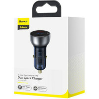 Автомобільний зарядний пристрій Baseus Particular Digital Display QC+PPS Dual Quick Charger Car Charger 65W Shallow tarnish (Цвет Shallow-Tarnish) - фото № 2