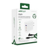 Мережевий зарядний пристрій ACEFAST A37 PD100W GaN (3*CUSB-C+USB-A) charger set White (Білий)- № 4