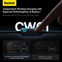 Автотримач для телефона з БЗП Basues CW01  Magnetic Wireless Charging Car Mount 40W Claw Edition Cluster Black (Колір 7073) - фото № 8