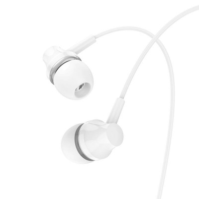 Навушники BOROFONE BM74 Singer universal earphones with microphone White (BM74W) - зображення 3