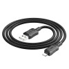 Кабель HOCO X94 Leader charging data cable iP Black (6931474794239) - зображення 3