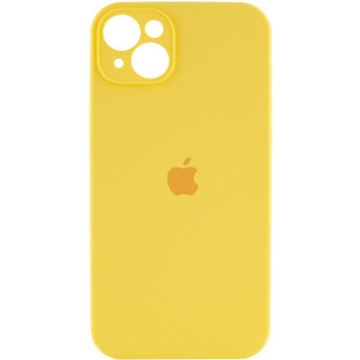 Чохол для смартфона Silicone Full Case AA Camera Protect for Apple iPhone 14 56,Sunny Yellow - зображення 1