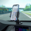 Автотримач для телефона HOCO CA82 Just fast suction cup car holder Black (Черный)- № 6