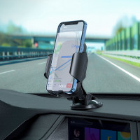Автотримач для телефона HOCO CA82 Just fast suction cup car holder Black (Колір Черный) - фото № 6