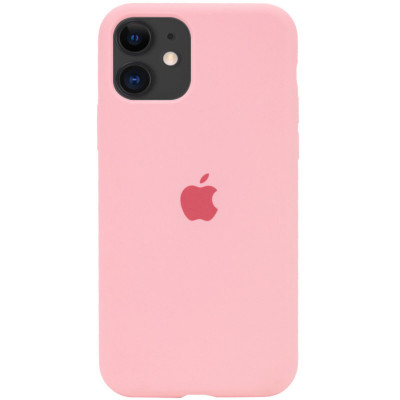 Чохол для смартфона Silicone Full Case AA Open Cam for Apple iPhone 11 кругл 41,Pink - изображение 1