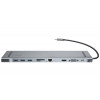 USB-концентратор Baseus Enjoyment Series Type-C Notebook HUB Adapter (GrayPD/HDMI/VGA/RJ45/SD/USB*3/адаптер) (CATSX-F0G)