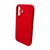 Чохол для смартфона Silicone Full Case AA Camera Protect for Apple iPhone 16 Pro 43,Berry Red (Berry-Red)- № 4
