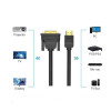 Кабель Vention HDMI to DVI Cable 3M Black (ABFBI) - зображення 5