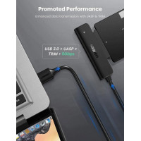 Зовнішня кишеня для накопичувача UGREEN CM321 USB-A to 2.5-Inch SATA Converter 50cm (UGR-70609)  - фото № 3