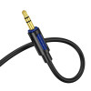 Аудіокабель BOROFONE BL20 True sound silicone audio cable AUX Black (7073)- № 4
