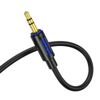 Аудіокабель BOROFONE BL20 True sound silicone audio cable AUX Black (Цвет 7073) - фото № 4