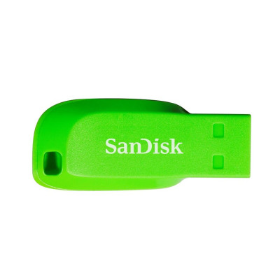 Flash SanDisk USB 2.0 Cruzer Blade 64Gb Green (SDCZ50C-064G-B35GE) - изображение 1