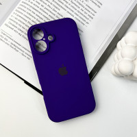 Чохол для смартфона Silicone Full Case AA Camera Protect for Apple iPhone 16 22,Dark Purple (Колір Dark-Purple) - фото № 7