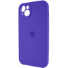 Чохол для смартфона Silicone Full Case AA Camera Protect for Apple iPhone 14 22,Dark Purple (FullAAi14-22) - изображение 3