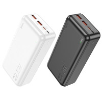 Зовнішній акумулятор HOCO J101B Astute 22.5W fully compatible power bank(30000mAh) White (Цвет _White) - фото № 3