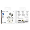 Бездротові навушники BOROFONE FQ5 Spirit clip-on true wireless BT headset Milky white (Milky-White)- № 2
