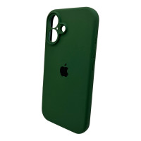 Чохол для смартфона Silicone Full Case AA Camera Protect for Apple iPhone 16 40,Atrovirens (Колір Atrovirens) - фото № 5