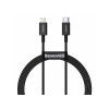 Кабель Baseus Superior Series Type-C to IP PD 20W 1m Black (Черный)- № 3