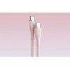 Кабель Vention USB 2.0 C Male to C Male 5A Кабель 1 м Розовый силиконовый тип (TAWPF) - изображение 3