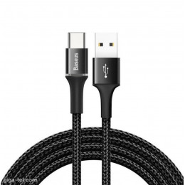 Кабель Baseus halo data cable USB For Type-C 2A 2m Black