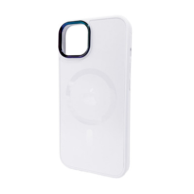Чохол для смартфона AG Glass Sapphire MagSafe Logo for Apple iPhone 14 White (AGSappiP14White) - изображение 1