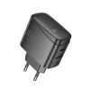 Мережевий зарядний пристрій HOCO CS63A Bright PD65W (1A1C) charger (EU) Black (7073)- № 5