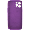 Чохол для смартфона Silicone Full Case AA Camera Protect for Apple iPhone 12 Pro Max 19,Purple - изображение 2