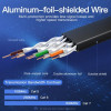 Мережевий кабель Vention Flat Cat.7 Patch Cable 1M Black (ICABF) - № 5