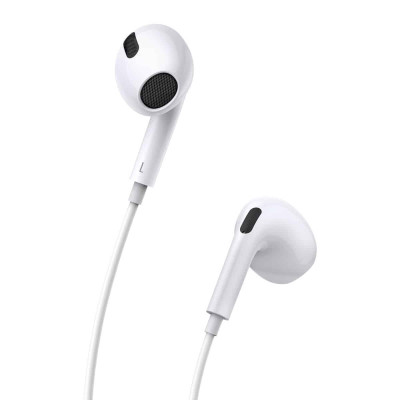 Навушники Baseus Encok Type-C lateral in-ear Wired Earphone C17 White - изображение 2