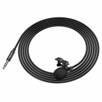 Мікрофон-петличка HOCO L14 3.5 Lavalier microphone Black (Цвет Черный) - фото № 4