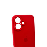 Чохол для смартфона Silicone Full Case AA Camera Protect for Apple iPhone 16 Pro 43,Berry Red (Колір Berry-Red) - фото № 5