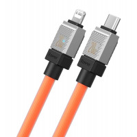 Кабель Baseus CoolPlay Series Fast Charging Cable Type-C to iP 20W 1m Orange (Цвет Orange) - фото № 4