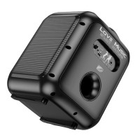 Портативна колонка HOCO HA1 Graceful outdoor BT speaker Black (Колір Black) - фото № 5