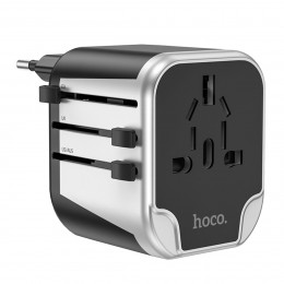УЗП HOCO AC5 Level dual port universal conversion charger Black
