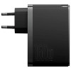 Мережевий зарядний пристрій Baseus GaN5 Pro Digital Fast Charger 2C+U 160W EU Cluster Black (With Superior Series Fast Charging Data Cable Type-C to T (Black)- № 3
