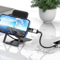 Адаптер HOCO UA17 iP Male to USB female USB2.0 adapter Black  - фото № 8