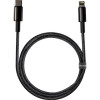 Кабель Baseus Tungsten Gold Fast Charging Data Cable Type-C to iP PD 20W 1m Black (7073)- № 2