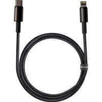 Кабель Baseus Tungsten Gold Fast Charging Data Cable Type-C to iP PD 20W 1m Black (Колір 7073) - фото № 2