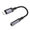 Перехідник BOROFONE BV24 Graceful digital audio converter cable iP to 3.5mm Metal Grey (Metal Gray)- № 3