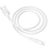 Кабель BOROFONE BX43 USB to iP 2.4A, 1m, PVC, PVC connectors, White (7068)- № 4