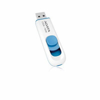 Флеш-накопичувач A-DATA USB 2.0 C008 16Gb White/Blue (Колір Белый), Атикул k8452 |  купить на VILKI.NET - фото № 1
