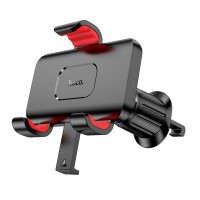 Автотримач для телефона HOCO H21 Dragon automatic clamp car holder(air outlet) Red Black