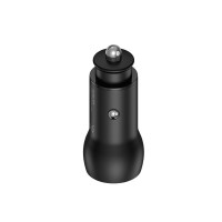 Автомобільний зарядний пристрій BOROFONE BZ9 Wise route dual port car charger Black (Цвет Черный) - фото № 3