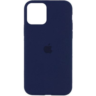 Чохол для смартфона Silicone Full Case AA Open Cam for Apple iPhone 11 Pro Max кругл 7,Dark Blue - изображение 1