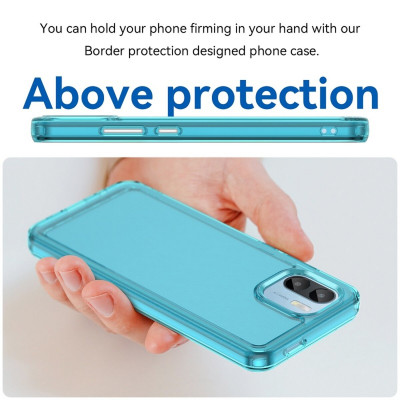 Чохол для смартфона Cosmic Clear Color 2 mm for Xiaomi Redmi A1/A2 Transparent Blue (ClearColorXA1TrBlue) - изображение 4